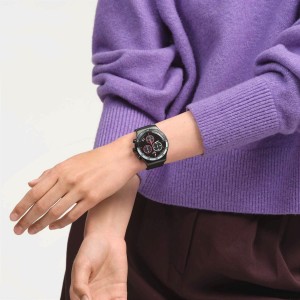 Black Swatch Magenta At Night St. Steel | BXON-38274