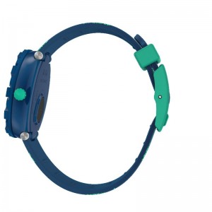 Blue Swatch Dinaxus Bio-sourced plastic | YBHF-34651