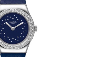 Blue Swatch Elegantina St. Steel | GWMN-60539