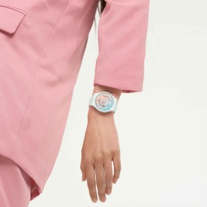 Blue Swatch Fleetingly Iceblue Plastic | YGWZ-08947