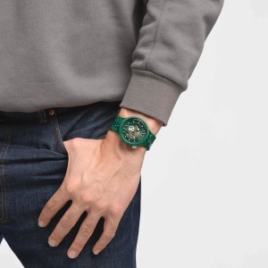 Green Swatch Camoflower Aluminium | KWQY-25408