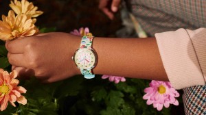 Green Swatch Flower Power Bio-sourced plastic | KSPH-62587