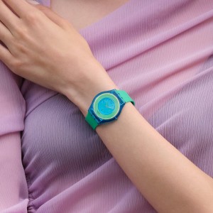 Green Swatch Hara 01 Bio-sourced material | YBQI-51293