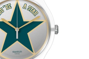 Green Swatch Star Dad Plastic | IWOC-37152