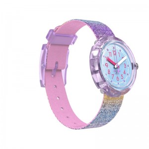 Pink Swatch Shine In Rainbow Bio-sourced plastic | KXFH-43691