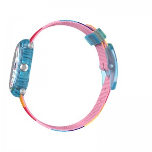 Pink Swatch Stripy Pink Bio-sourced plastic | KQAF-16294