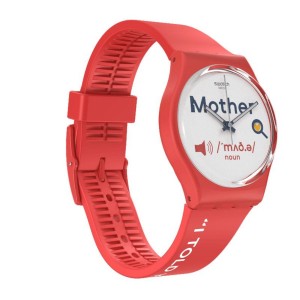 Red Swatch All About Mom Plastic | TJVL-95736