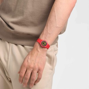 Red Swatch Swatch Concentric Plastic | TQMO-76154