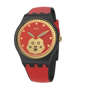 Red Swatch Year Of The Rabbit Plastic | LJTI-20876