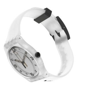 Transparent Swatch Space Race Plastic | YEIM-84126