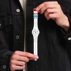 White Swatch Dream By Swatch Plastic | DFLR-09876