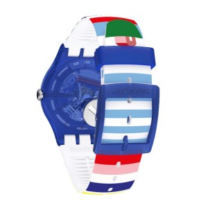 White Swatch Home Stripe Home Plastic | DUNW-35692