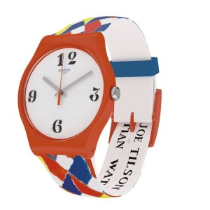 White Swatch The Joe Tilson Venetian Watch Plastic | ZBES-53426