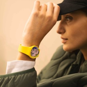 Yellow Swatch Reverie By Roy Lichtenstein The Watch Plastic | LCIK-79158